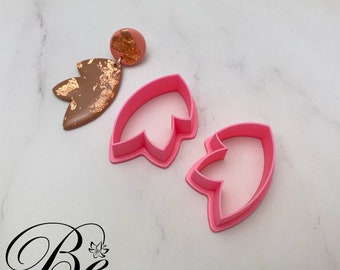 Tulip Shape Clay Cutter | Polymer Clay Cutter | UK | Earring Cutter | Cookie Cutter | Tulip flower cutter | Clay Cutters | Clay Cutter Set