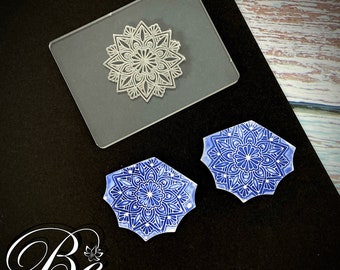 Debossing Patterns Debossing Stamp Raised Effect Beautiful Pattern Polymer Clay Tools Easy ...