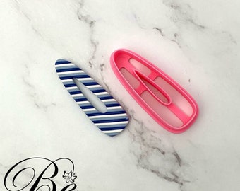 Haarclip Clay Cutter Shape 3 | Gereedschap polymeerklei (20 mm x 60 mm)