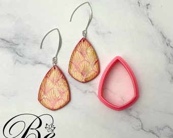 Rounded Shield Clay Cutter | Polymer Clay Earring Tool