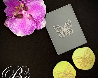 Debossing Stamp | Raised Effect | Beautiful Pattern | Polymer Clay Tools | Easy to Use | Embossing Earrings | Butterfly 3