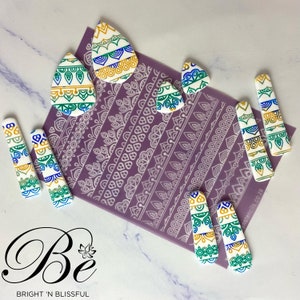 Pattern Strips | Polymer Clay Silk Screen Stencil | UK | Pattern Silkscreen | Stencils | Earrings | Clay Tools