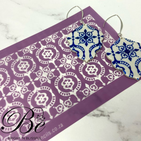 Silk Screen Polymer Clay Etsy