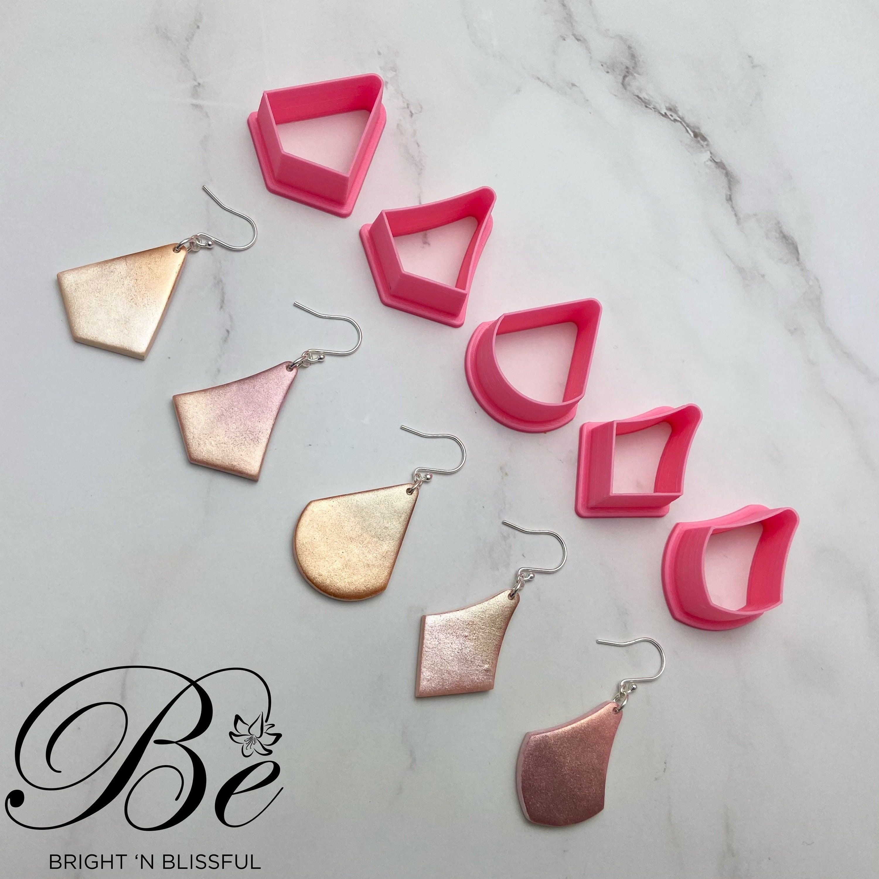 Clay Cutter Shape Set Shield AE Polymer Clay Earring Cutter Etsy