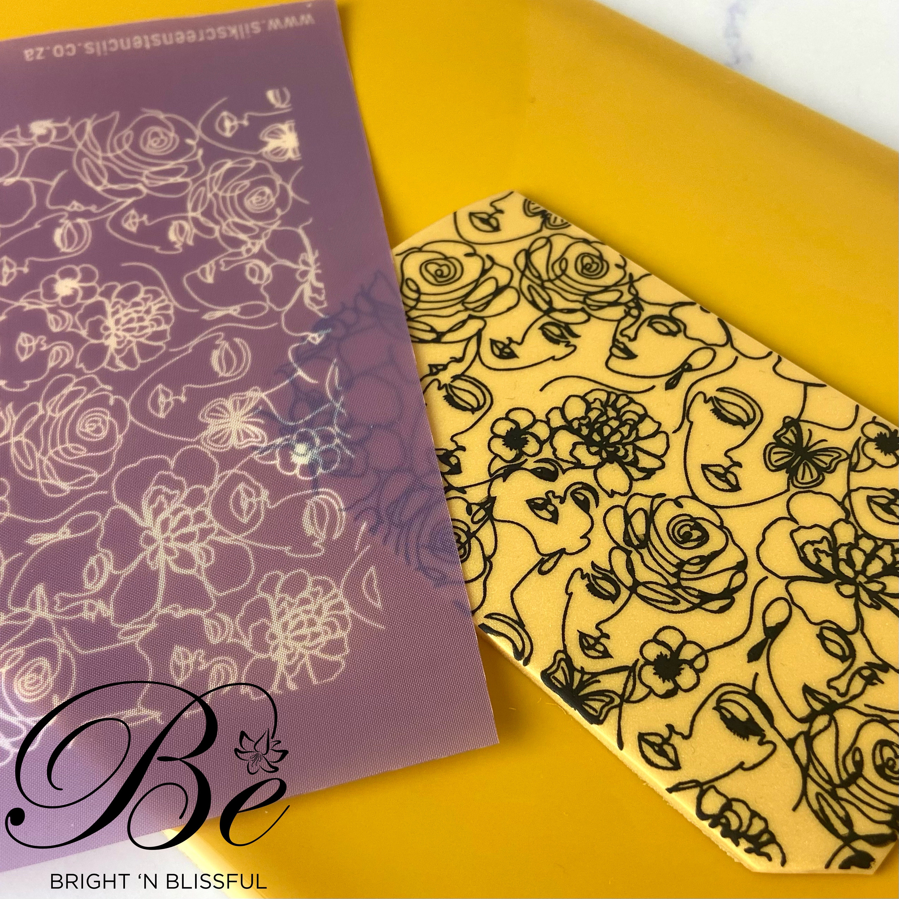 JAWSEU Zeefdruk stencils voor polymeerklei, zeefdruk van polymeerklei, herbruikbare mesh-sjablonen, overdracht voor polymeerklei, sieraden en oorbellen maken