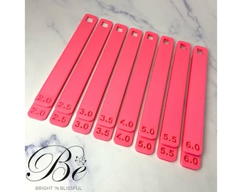 Clay Thickness Guide Set | Polymer Clay Tools, 1-10mm Depth