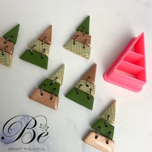 Christmas Tree C Clay Cutter Shape | Cookie Cutter | Tree Decorations | Polymer Clay Earring Cutters | UK | Clay Tools