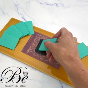Raclette pour pochoirs en sérigraphie | Outils pour pâte polymère | Impression parfaite en sérigraphie | Flexible | Facile à utiliser | Livraison au Royaume-Uni et à l'international