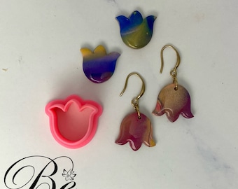 Tulip Polymer Clay Cutter Floral Jewelry UK Clay Tools