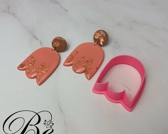 Tulip Shape Clay Cutter | Polymer Clay Cutter | UK | Earring Cutter | Cookie Cutter | Tulip flower cutter | Clay Cutters | Clay Cutter Set