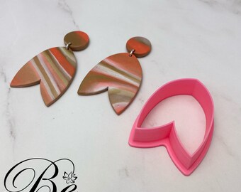 Tulip Shape Clay Cutter | Polymer Clay Cutter | UK | Earring Cutter | Cookie Cutter | Tulip flower cutter | Clay Cutters | Clay Cutter Set