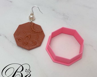 Octagon Shape Clay Cutter | Polymer Clay Cutter | UK | Earring Cutter | Cookie Cutter | Fimo clay cutter | Clay Cutters | Clay Cutter Set