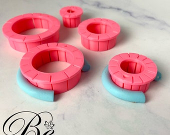 Rullo Per Texture Acrilico Red Palace 115mm – Per Argilla Polimerica, Modellazione E Decorazioni Fai Da Te - 2