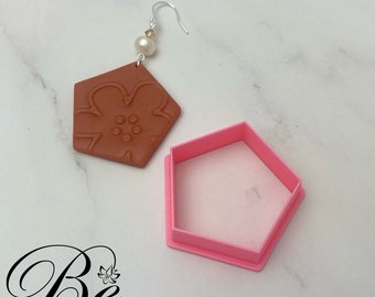 Pentagon Shape Clay Cutter | Polymer Clay Cutter | UK | Earring Cutter | Cookie Cutter | Fimo clay cutter | Clay Cutters | Clay Cutter Set