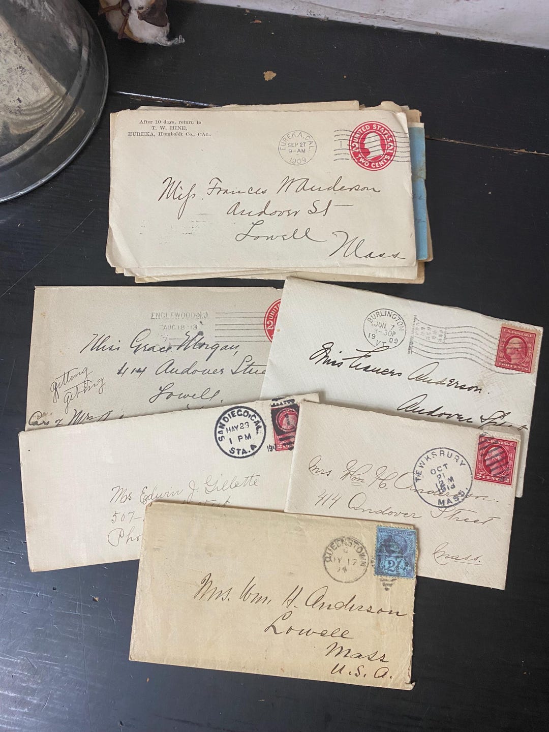 Antique Letters at Random - Vintage Ephemera - Junk Journal Supplies ...