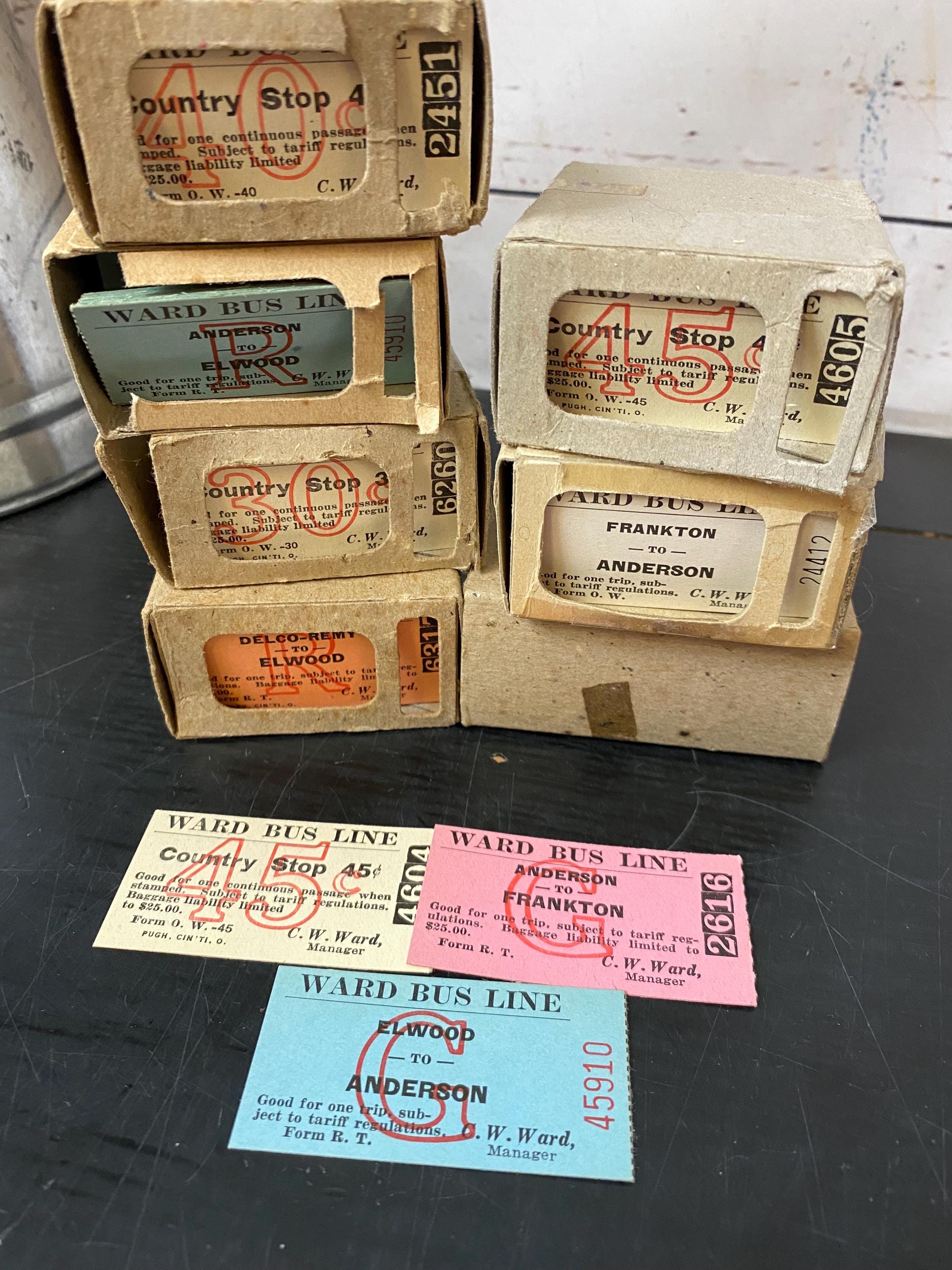 Vintage Railroad Tickets - Etsy