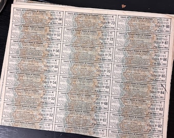 Vintage Romanian Portuguese Coupons / Junk Journaling Ephemera / Paper Supplies Ephemera