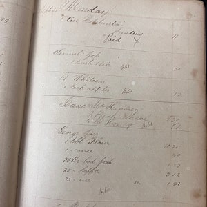 Antique Ledger Pages - 1800’s Ledger Paper pack - Junk Journal Supplies - Ephemera