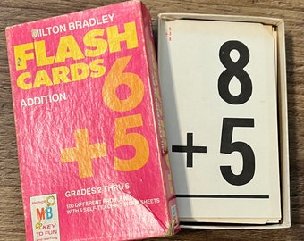 5 Vintage Flash Cards
