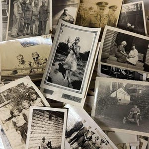 40 Antique Vintage Snapshot Photos - Vintage Photos - Junk Journal Supplies - Ephemera - Vintage Snaps