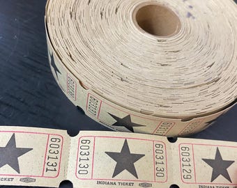 Vintage Carnival Tickets - Junk Journaling Ephemera - Scrapbooking - Vintage Paper - Vintage Fair Tickets