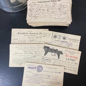 Cartes postales publicitaires anciennes/fournitures pour journaux indésirables/éphémères vintage/lot de 16