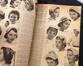 Vintage Fashion Magazine Pages - Junk Journal Supplies - Vintage Ephemera - Fashion Catalog Pages