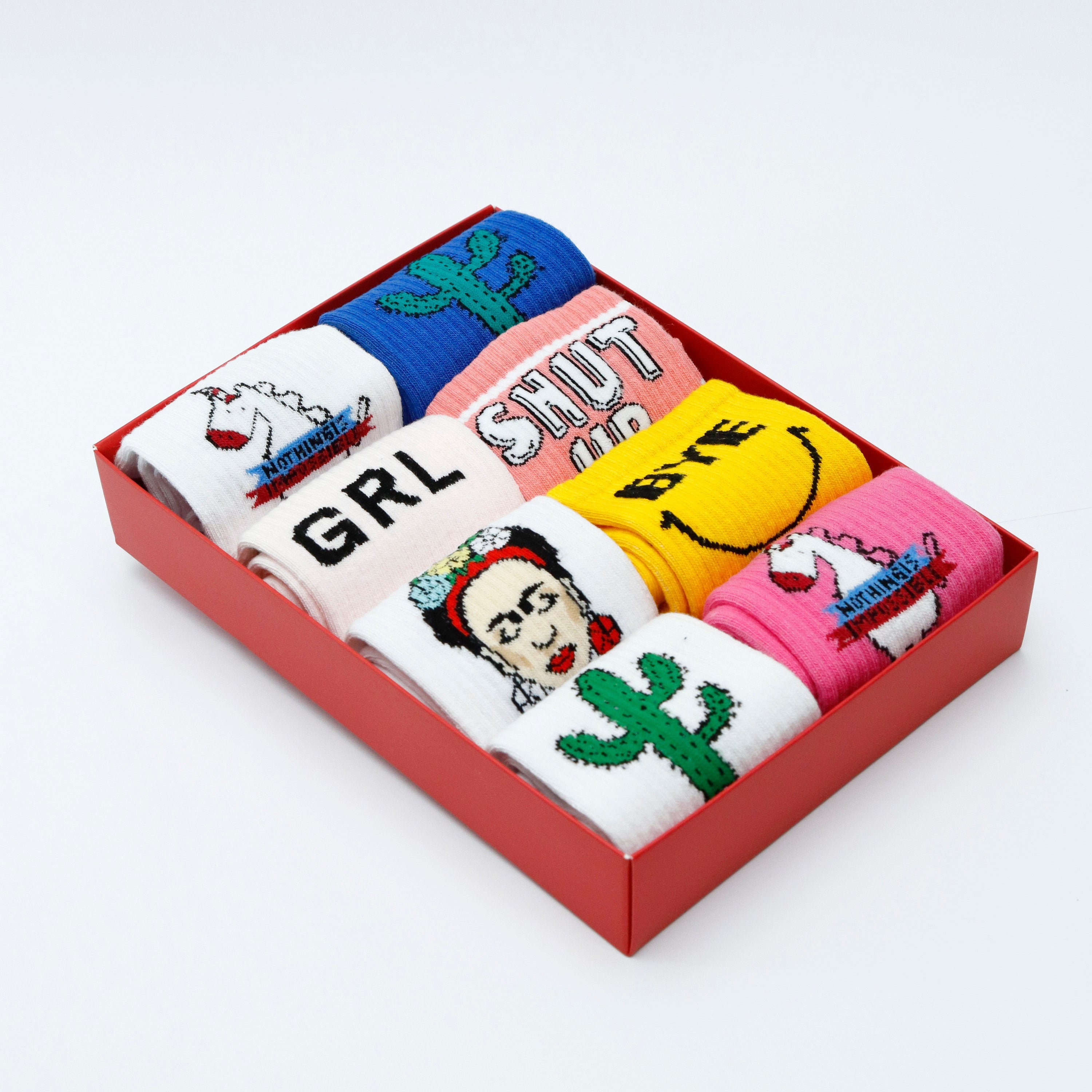 Funny Socks Crew Socks Valentine's Day Gift Box for Men Etsy