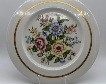 Capital China - 8-Piece - Floral Center - 22k Gold Trimmed - Dinner Plates