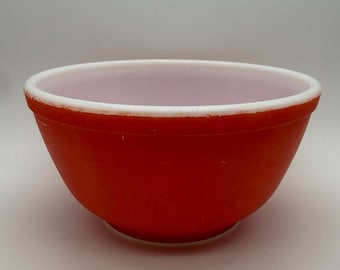 PYREX - #402 Nesting Rührschüssel - Rot - 1-1 / 2 QT - c. 1940-1949