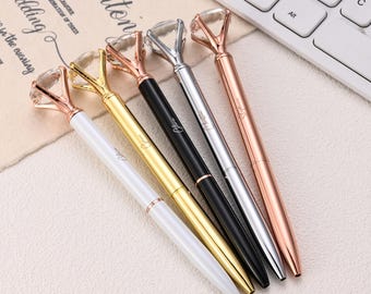 Personalized Ballpoint Pen Engraved Custom Wedding Ballpen Personalized Stationary Bridesmaid Gifts for Women