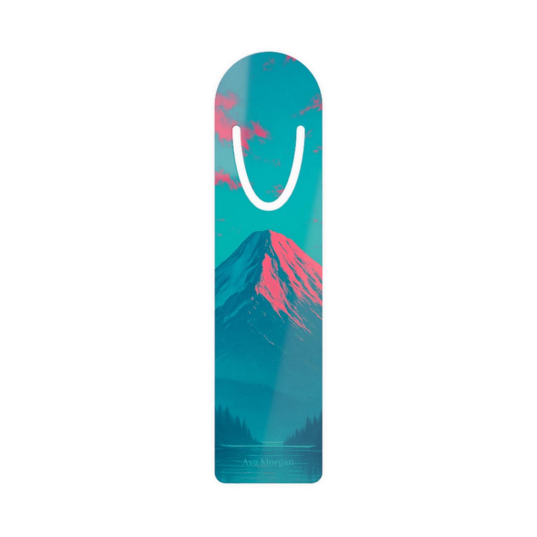 Bookmark, Mount Shasta Bookmark, Mountain Bookmark, Nature Lover Gift ...