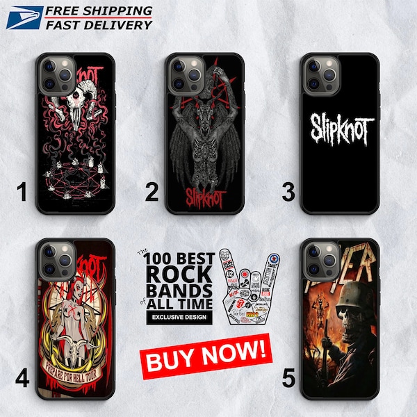 Exclusive Design Inspired By Slipknot Premium Phone Case iPhone 15 14 13 12 11 Pro Max Case Samsung S24 S23 Ultra Note 20 10 Plus Phone Case