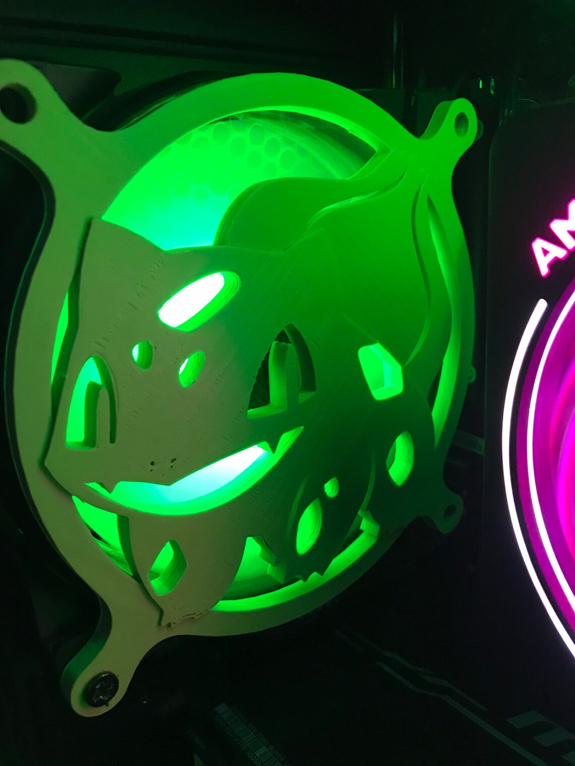 Bulbasaur Computer Fan Cover / Grill 3D Printed 120mm Etsy