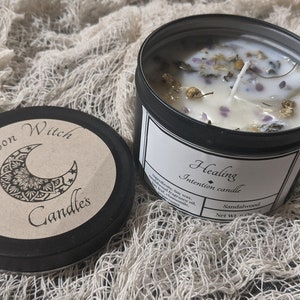 Healing intention candle
