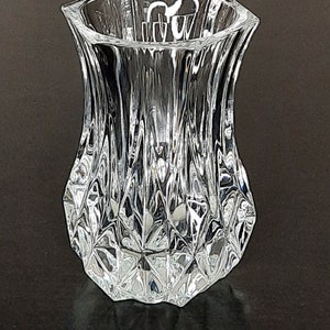 A set of Two Small Crystal Vases made by &quot;Cristal De&#39; Arques-Durand&quot; Company.