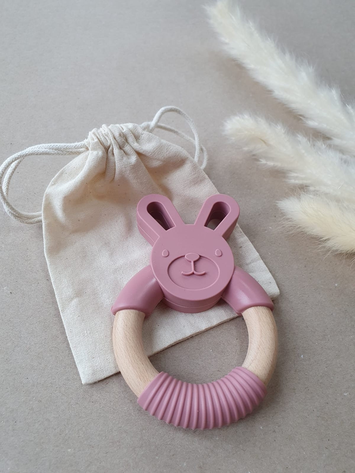 Silicone Bunny Teether Teething Toy New Baby Gift Baby Etsy