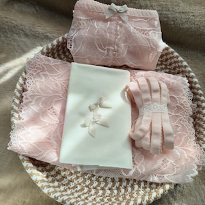 Quality Panty/Bralette Sewing Kit, lingerie/ Bra Making Kit, Pink,Large Bra & Panty Wedding panty, Sewing Kit, 6222KIT