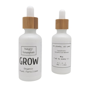 2 Pack - GROW Houseplant Fertilizer | Liquid Seaweed Fertilizer For Healthier Plants | 50ml/1.69oz