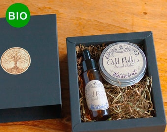 Set de regalo ORGANIC BART DUO: Aceite para barba + Cera para barba