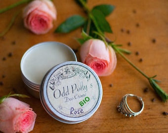 Crema deodorante biologica alla rosa, 55 g