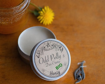 Organic Honey Deodorant Cream, 55g