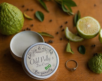 Organic Bergamot Deodorant Cream, 55g