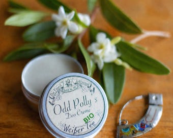Organic Deodorant Cream White Tea, 55g