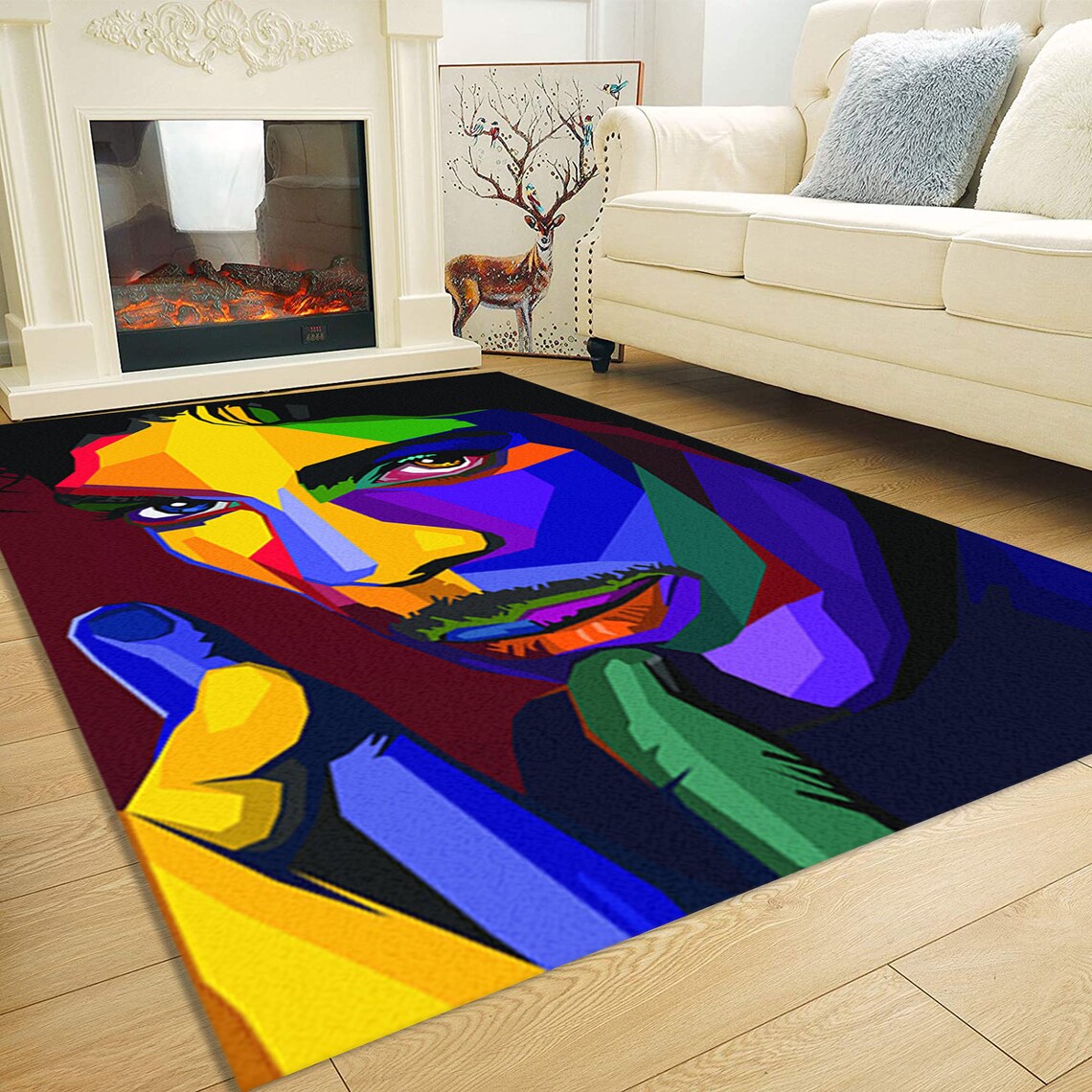 Prince Rug Wpap Pop Art Area Rug Prince Singer Art Music Etsy