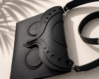 Bolsa de cuero personalizada para artistas, carpeta para cuaderno de bocetos A4, organizador de pinceles y lápices, regalo artesanal para artistas.