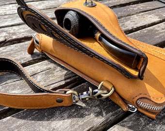 Leather Pipe Case & Accessories*Personalized Pipe Case with Tobacco Plate*Pipe Waist Purse*Pipe Waist Bag*Pipe Gift Case*Pipe Holder