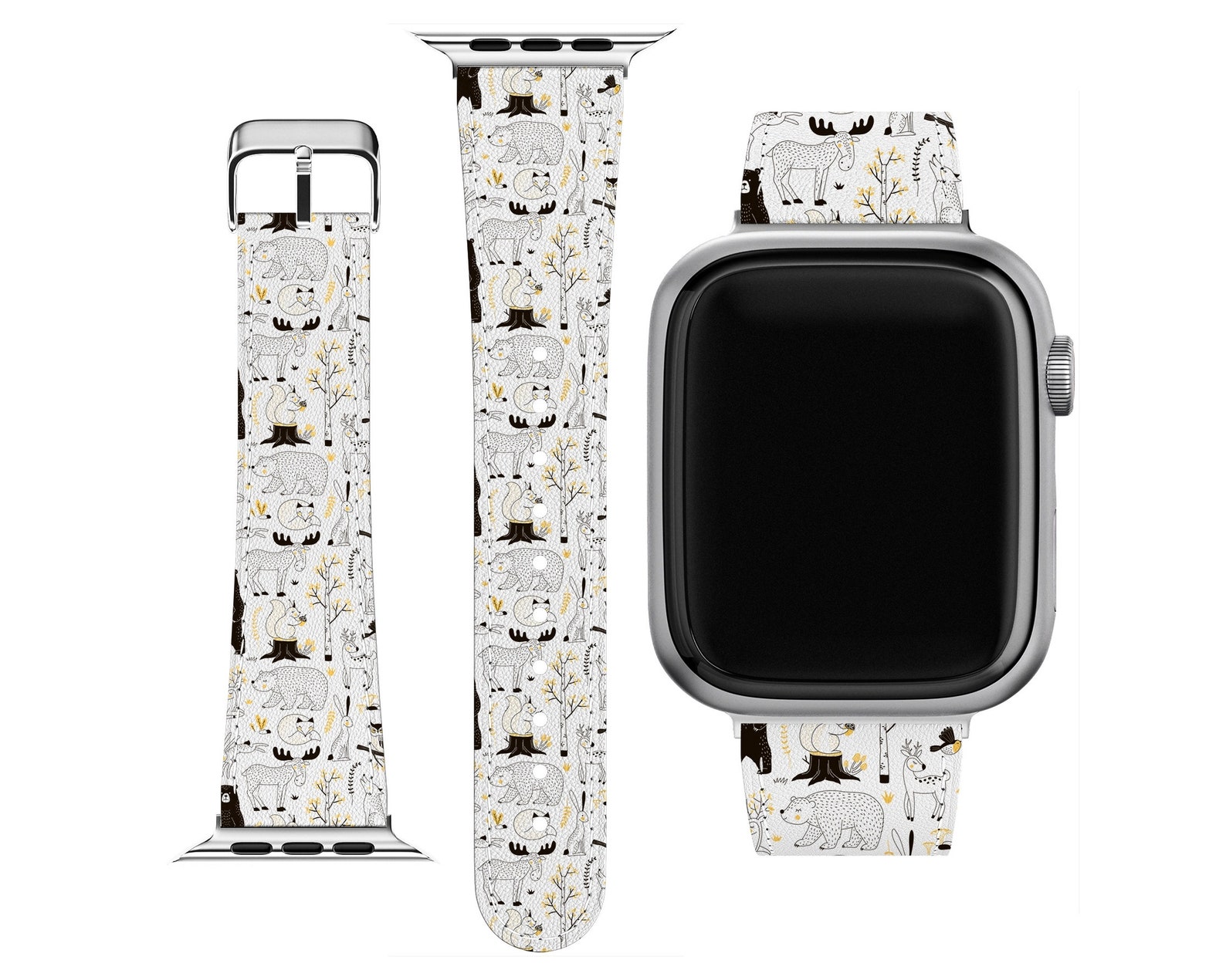 Forest Beast Apple Watch Strap Funny Animals iPhone 12 Mini | Etsy
