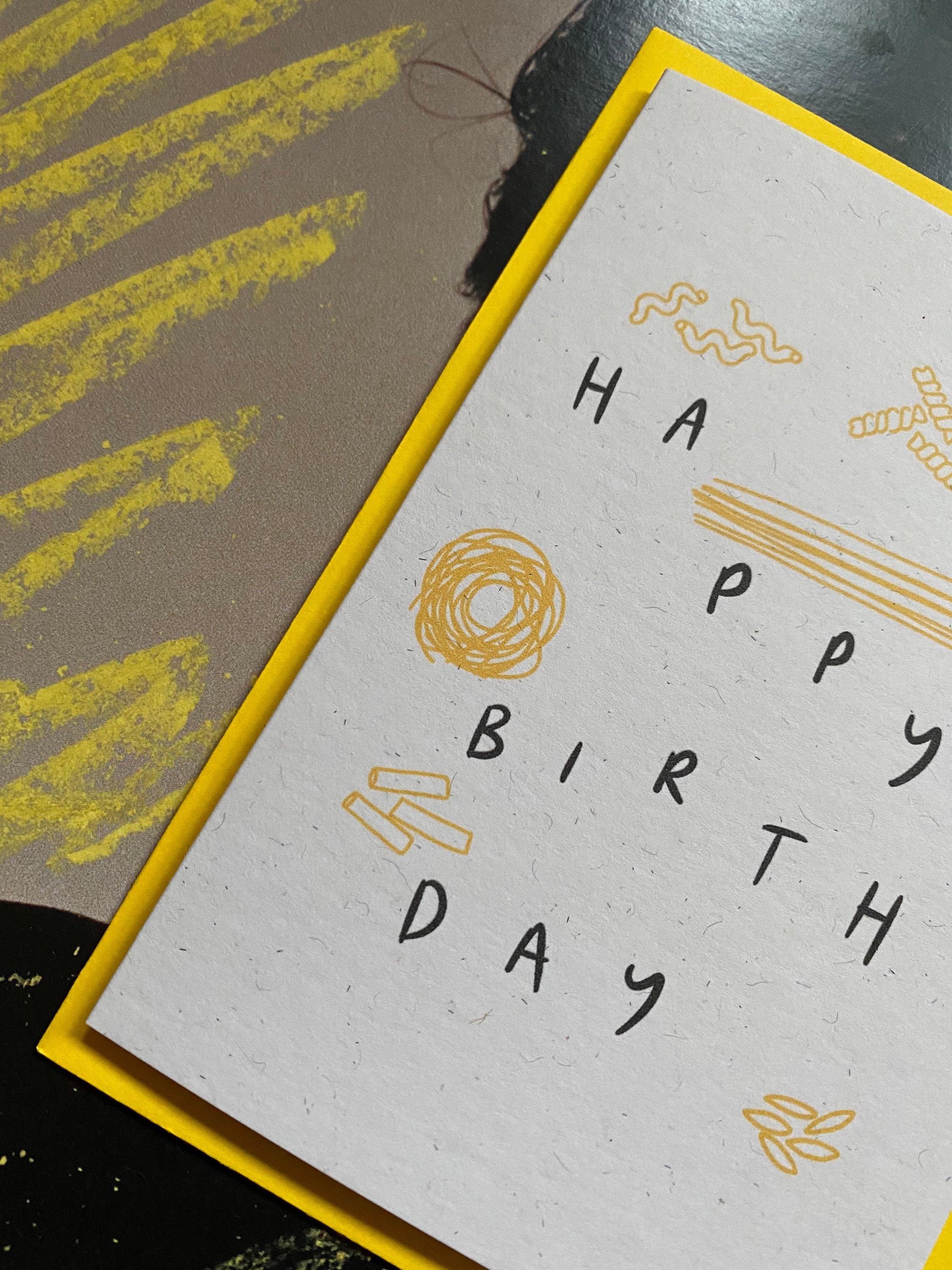 Pasta Lover Birthday Card Pasta Birthday Card Happy Etsy UK