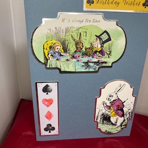 Alice in Wonderland Birthday Card